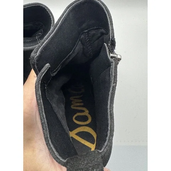 Sam Edelman Ankle Bootie's Womens Sianna Suede  Black Size 10 M - Picture 11 of 14